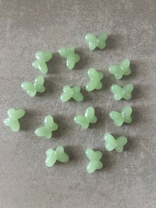 Cuentas de cristal mariposa