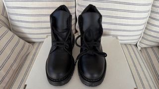 Botas militares piel negras