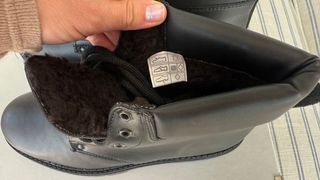 Botas militares piel negras