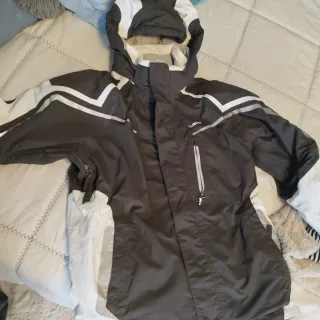 Abrigo de nieve Wedze gris y blanco