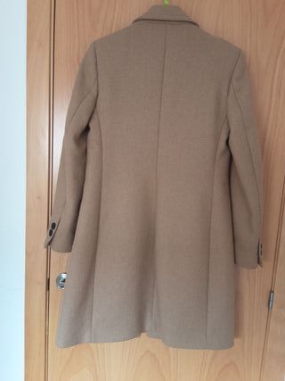 Abrigo Zara Lana Camel Talla S