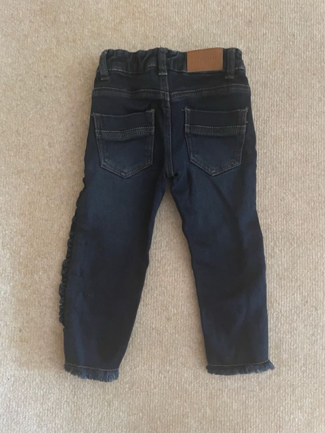 Pantalones vaqueros bebé niña estrellas mayoral