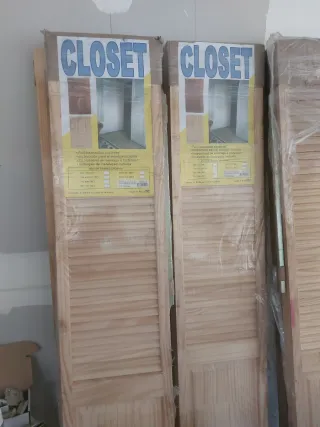 Puertas de armario de madera