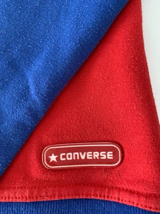 Sudadera Converse Retro Roja y Azul