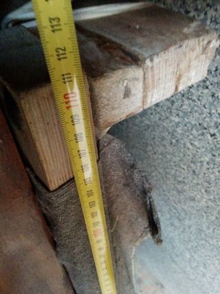 Estructura Cama Madera Antigua Años 60