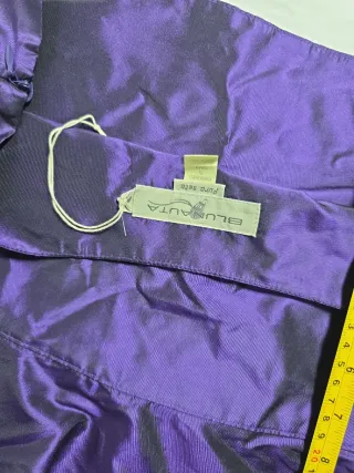 Abito viola scuro goth mini y2k deadstock NWT