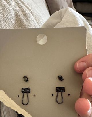 Pendientes largos Zara multicolor
