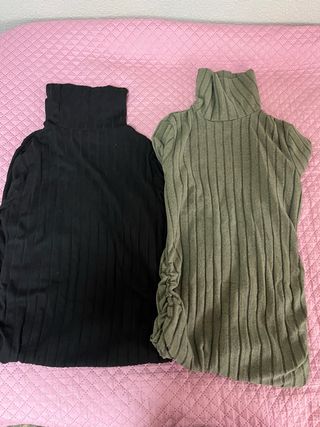 Pack 2 Vestidos Cuello Alto