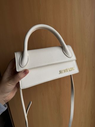 Bolso el Chiquito Largo Blanco caviar
