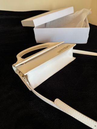Bolso el Chiquito Largo Blanco caviar