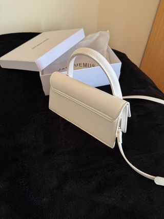 Bolso el Chiquito Largo Blanco caviar