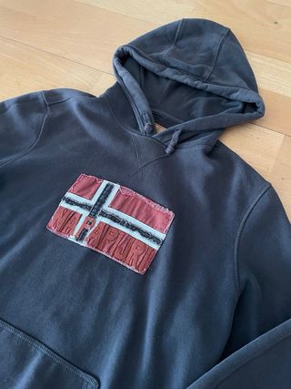 Sudadera Napapijri Gris Oscuro Talla XL