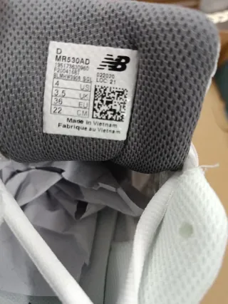 New Balance Talla 36 niña nuevas