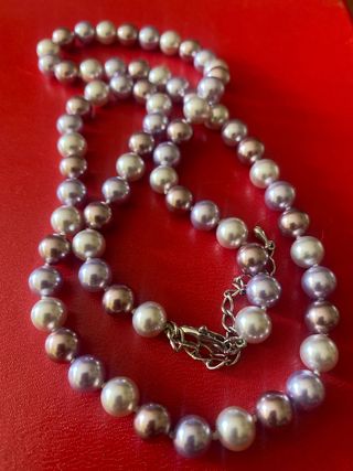 3 collane con perle