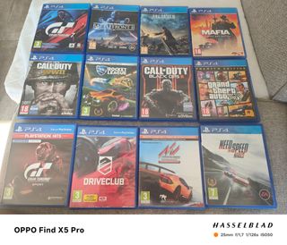 PS4 Juegos: Gran Turismo, Call of Duty, Mafia, etc