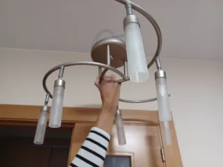 2 lámparas de techo
