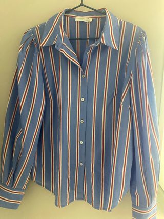 Camisa de rayas azul y roja talla M
colección 
