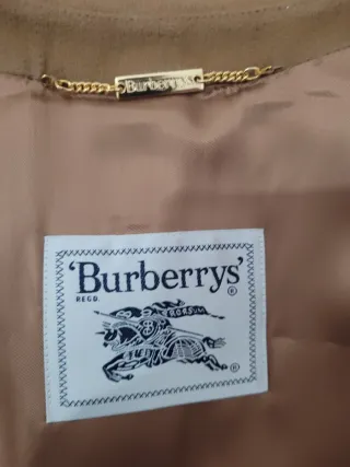 Abrigo largo Burberry Beige