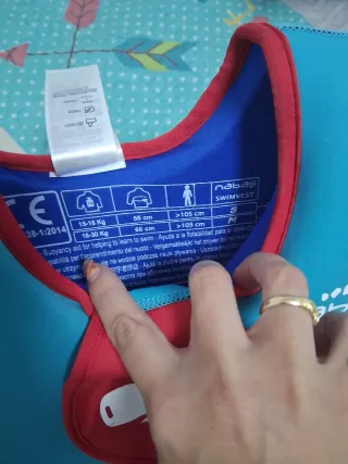 Chaleco natación niño talla S