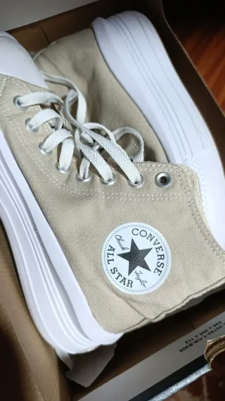 Zapatillas Converse All Star Crudo Talla X