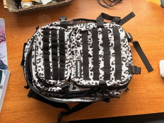 Mochila técnica estampado leopardo