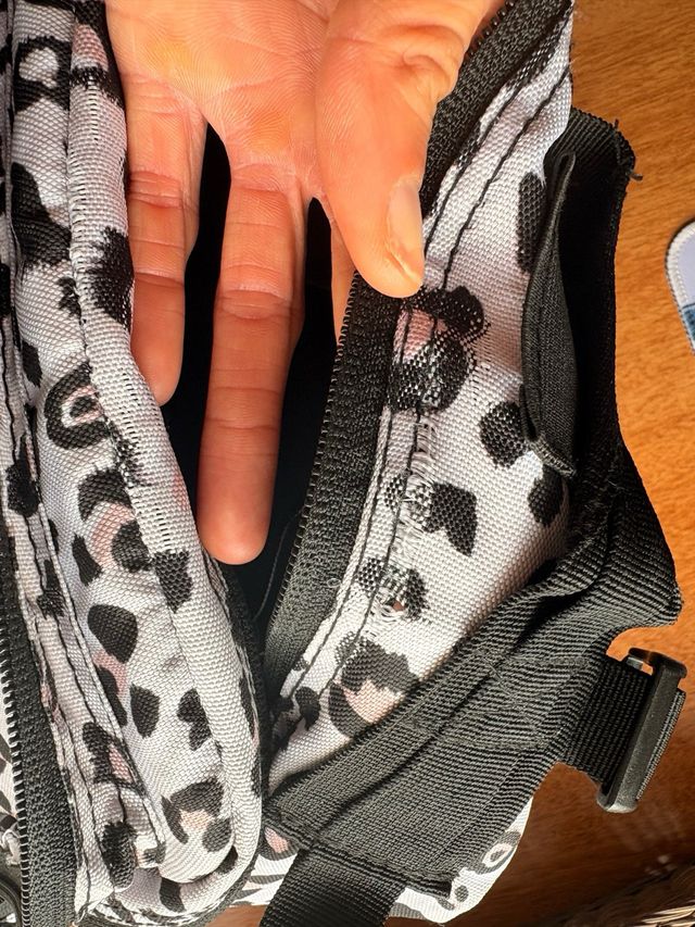 Mochila técnica estampado leopardo