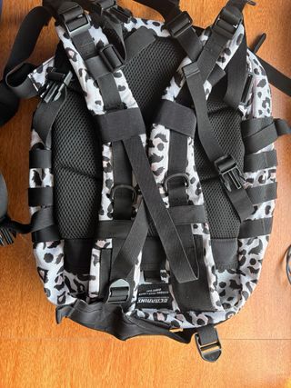 Mochila técnica estampado leopardo