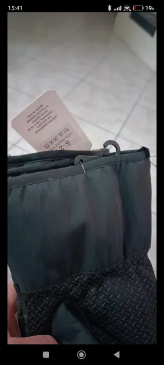 Guanti invernali ATY neri e rossi