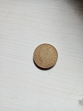 Moneda 50 céntimos Luxemburgo 2002