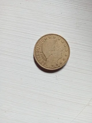 Moneda 50 céntimos Luxemburgo 2002