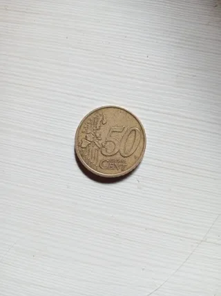 Moneda 50 céntimos Luxemburgo 2002