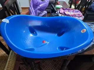 Bañera para bebé azul