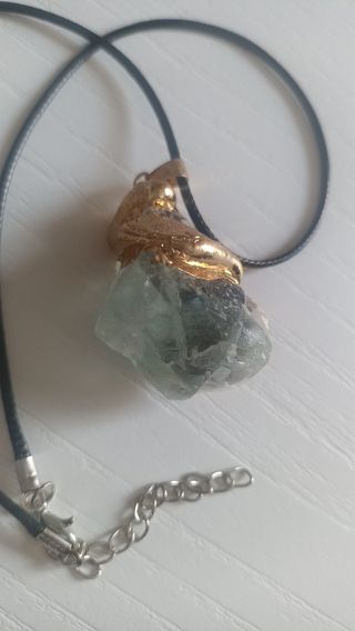 Nuevo Collar Piedra Natural Flurotia detalles Dora