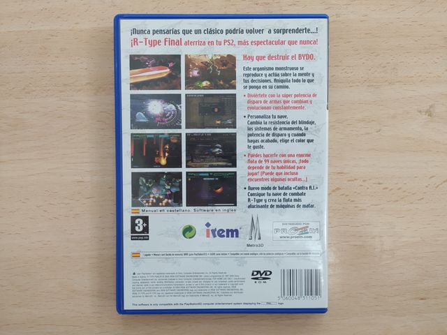 R-Type Final PS2 PAL España