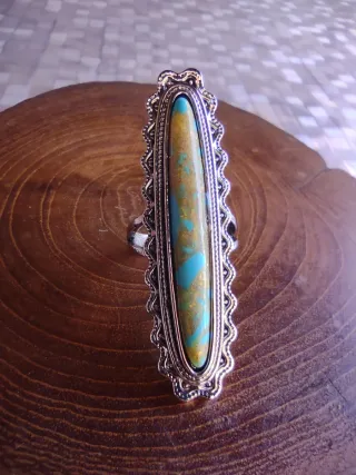 Anillo estilo Vintage Turquesa 
