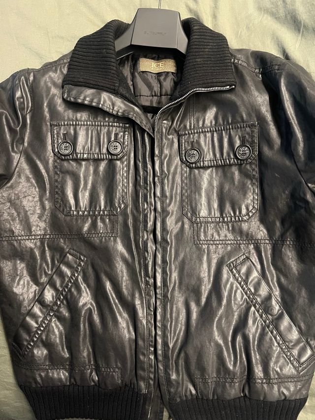 Chaqueta Bomber Iceberg Negra