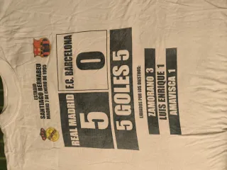 Camiseta Real Madrid 5-0 Barcelona 1995