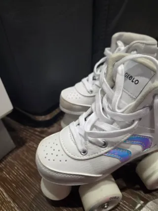 Zapatillas Patines Blancas Niña Talla 29