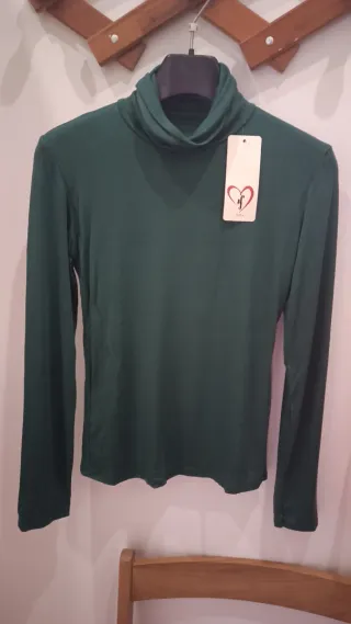 Maglia Collo Alto Verde s/m