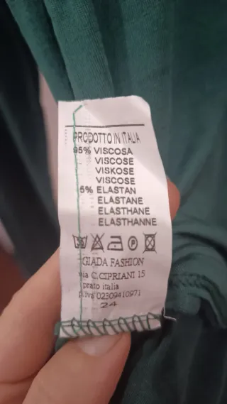 Maglia Collo Alto Verde s/m