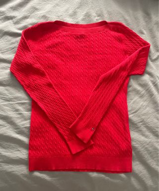 Jersey Tommy Hilfiger Rojo Cable Knit