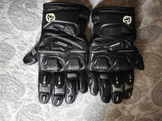 Guantes Moto Armure Hombre Negros 