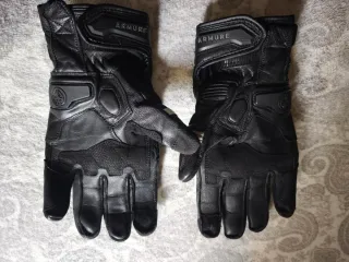 Guantes Moto Armure Hombre Negros 