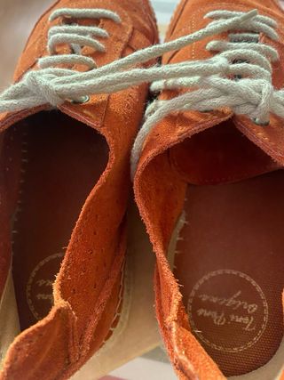 Zapatos Toni Pons ante naranja talla 40