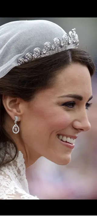 Pendientes de boda de Kate Middleton 