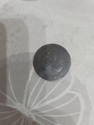 Moneda 10 céntimos 1870
