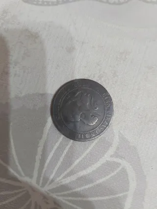 Moneda 10 céntimos 1870