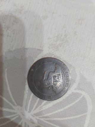 Moneda 10 céntimos 1870