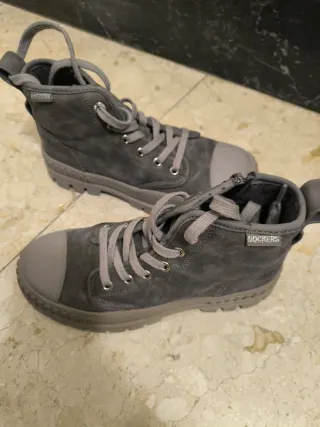 Botas grises Dockers mujer