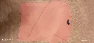 Jersey ZARA rosa claro cashmere T L